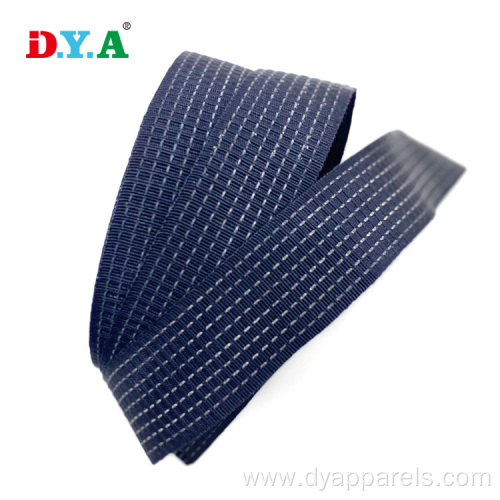 striped non-slip dot jacquard polyester webbing